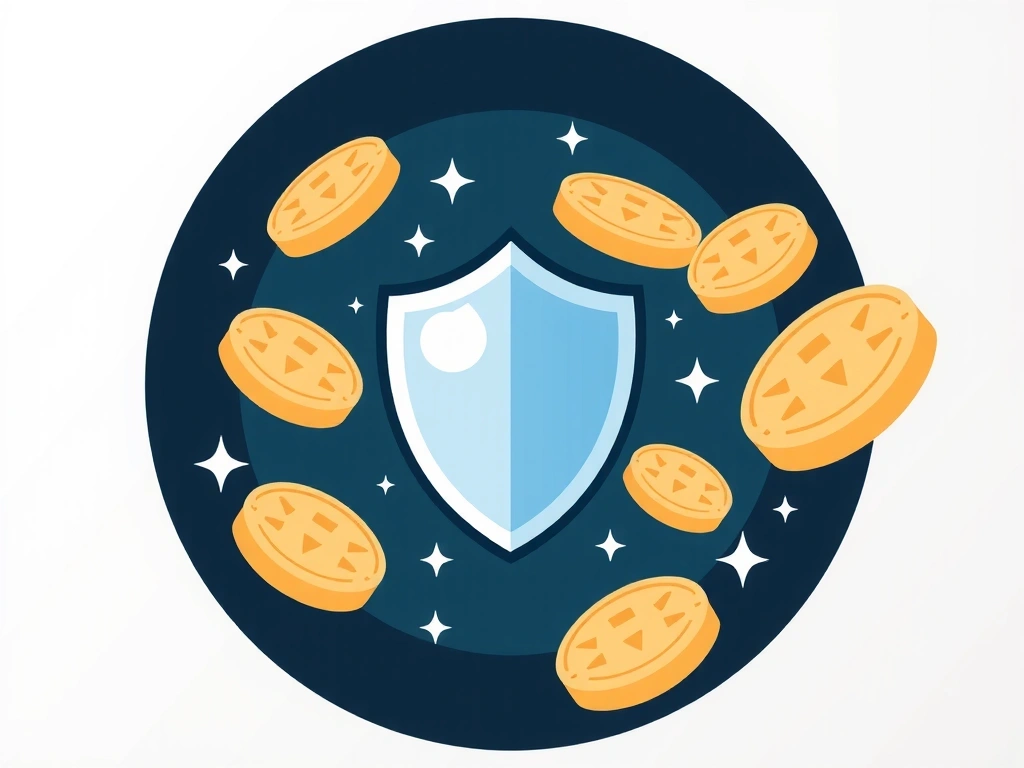 Ilustrație cu cookie-uri digitale și securitate cibernetică