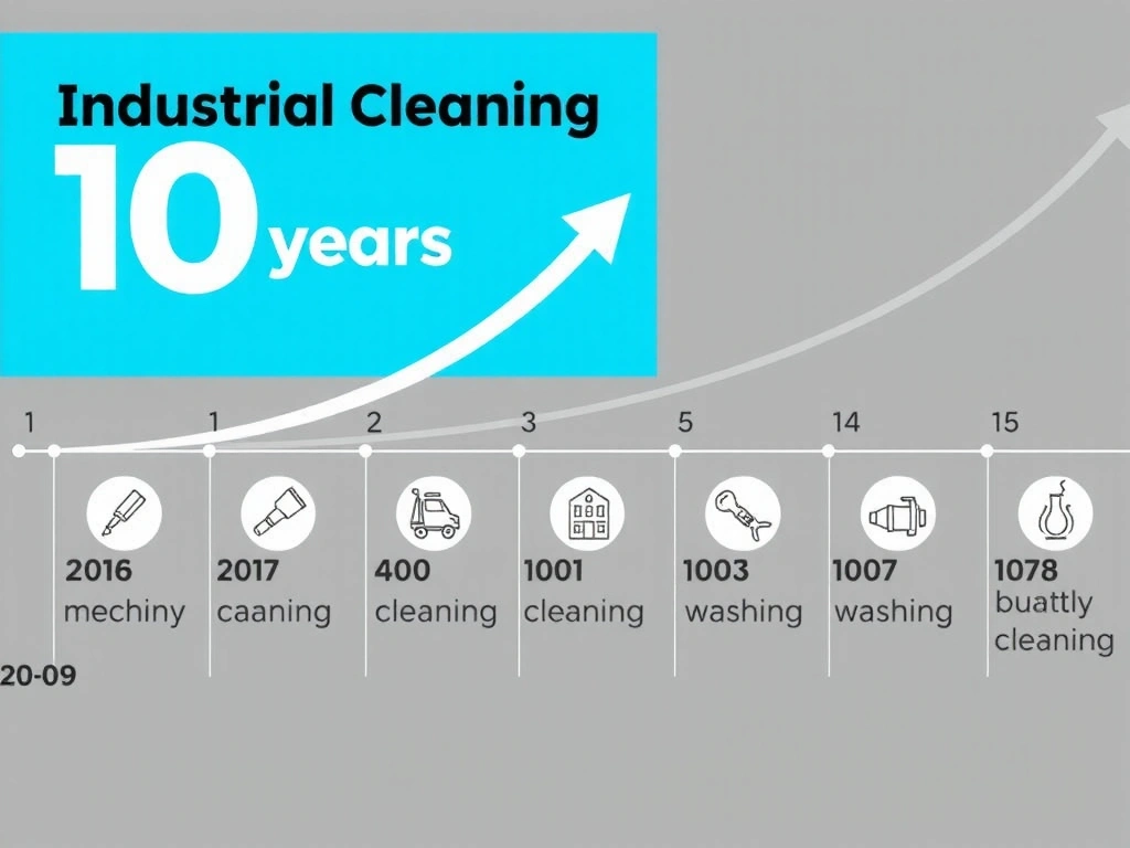 Diagramă evoluție servicii curățenie industrială CityClean