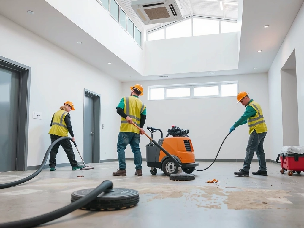 Curățenie după construcție