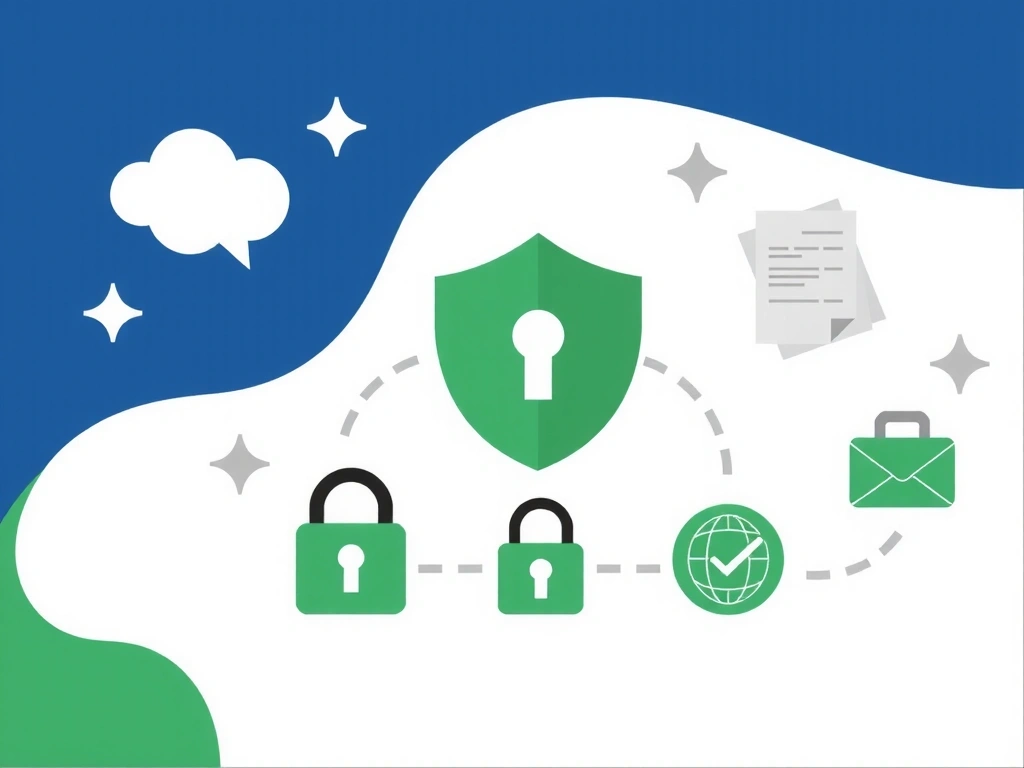 Imagine abstractă reprezentând securitatea datelor și conformitatea legală pentru CityClean